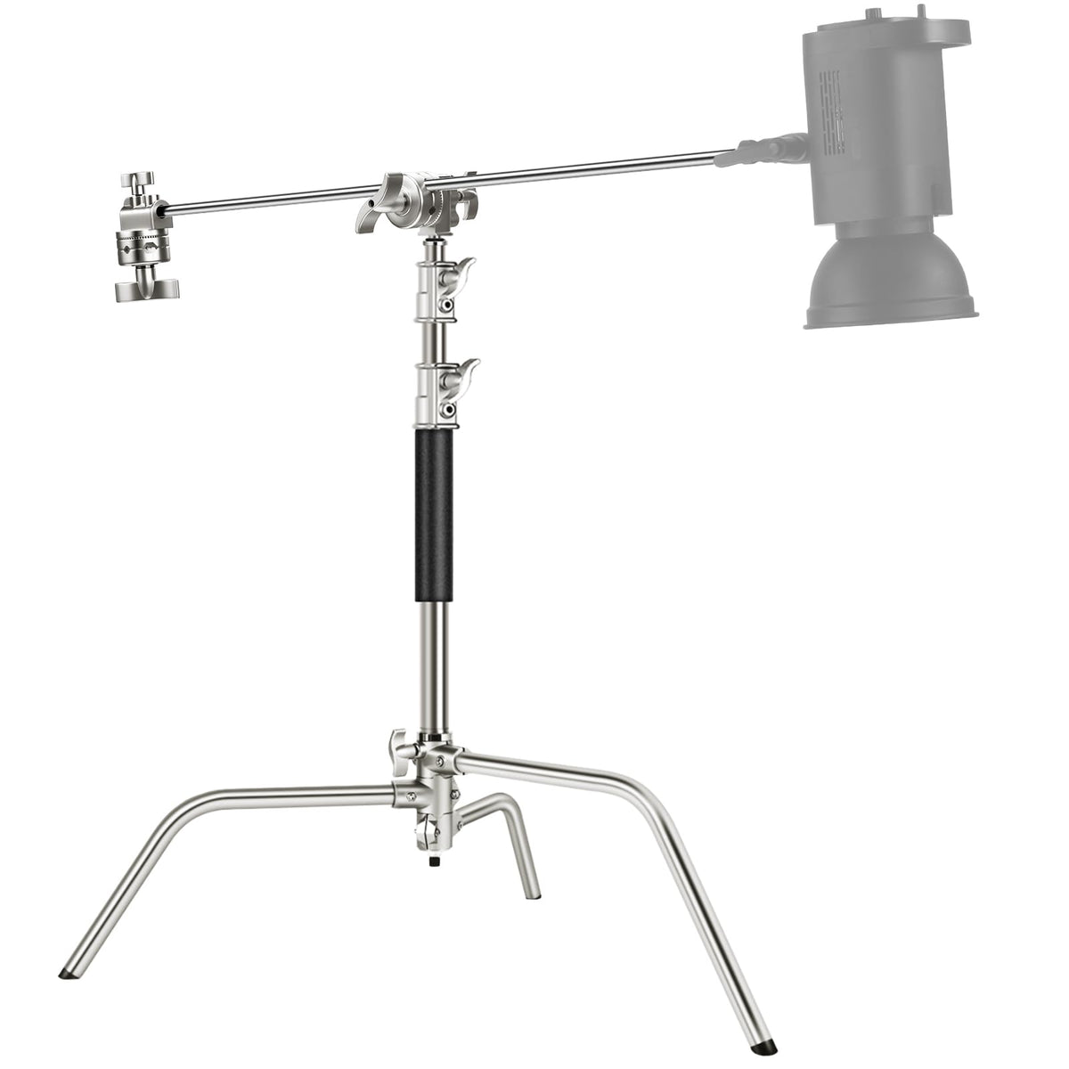 NEEWER Pro 100% Stainless Steel Heavy Duty C Stand with Boom Arm, SC172