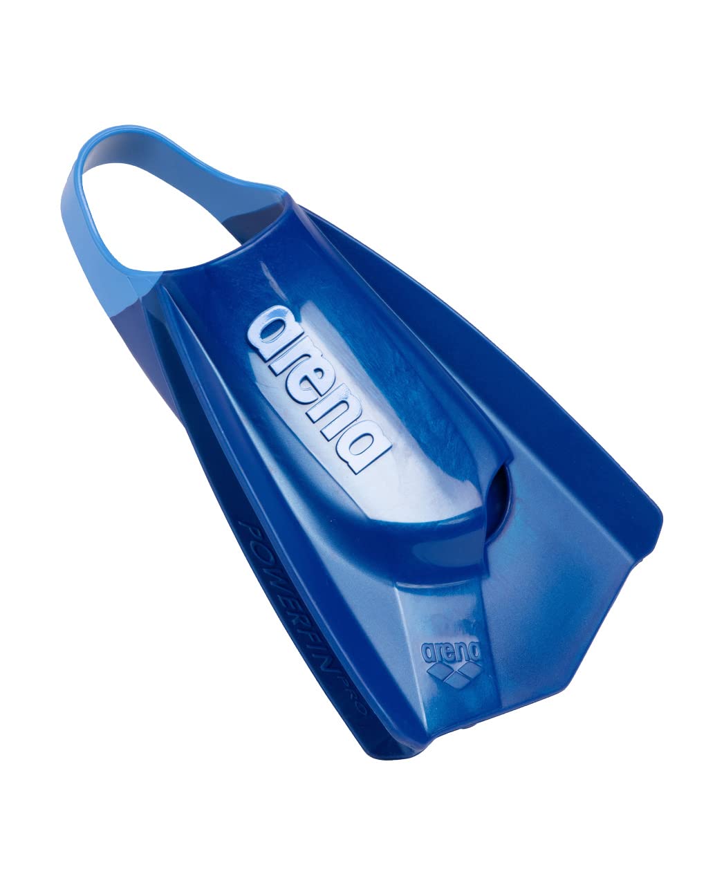 arena Powerfin Pro II swimming pool training fins, swimming fins for adults, fins made of 100% silicone, comfortable short fins for the swimming pool - 006151-110-11-12