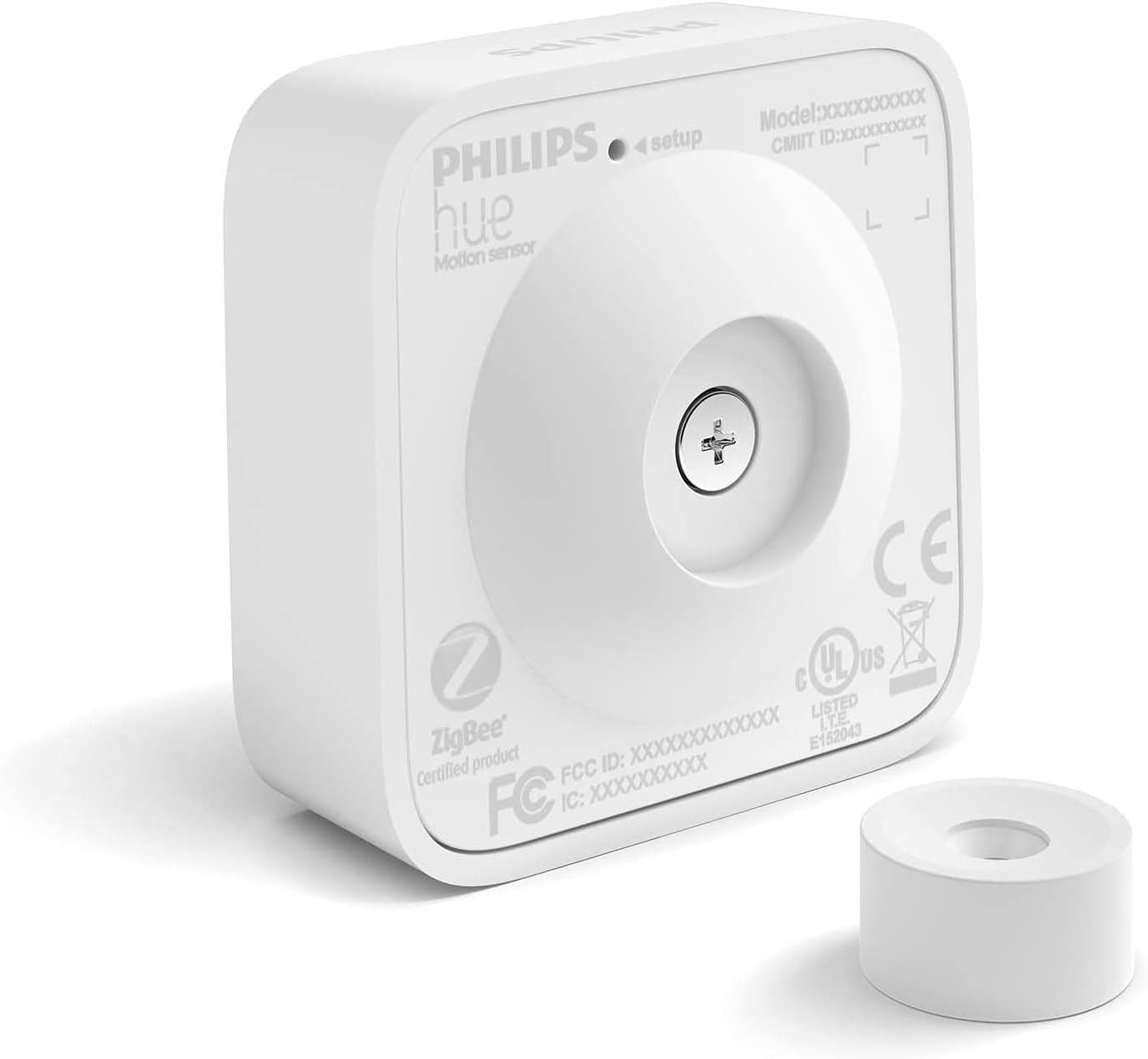 Philips Hue motion detector indoor, daylight sensor for smart lighting, automatic light control when there is movement for a safe home, white - 929003067501
