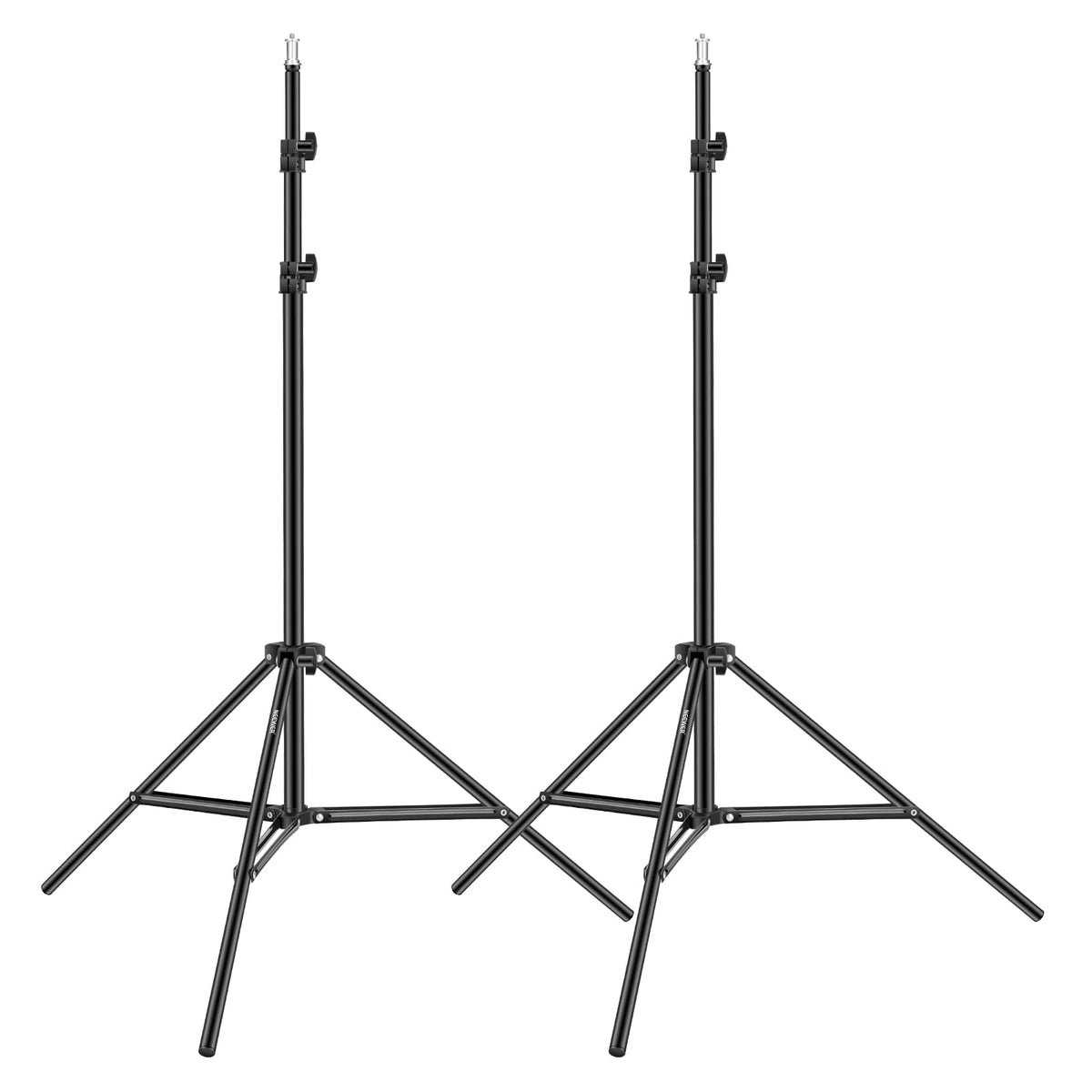 NEEWER 6.23ft/190cm Light Stand made of Aluminum (2 Pack) - 190cm/2