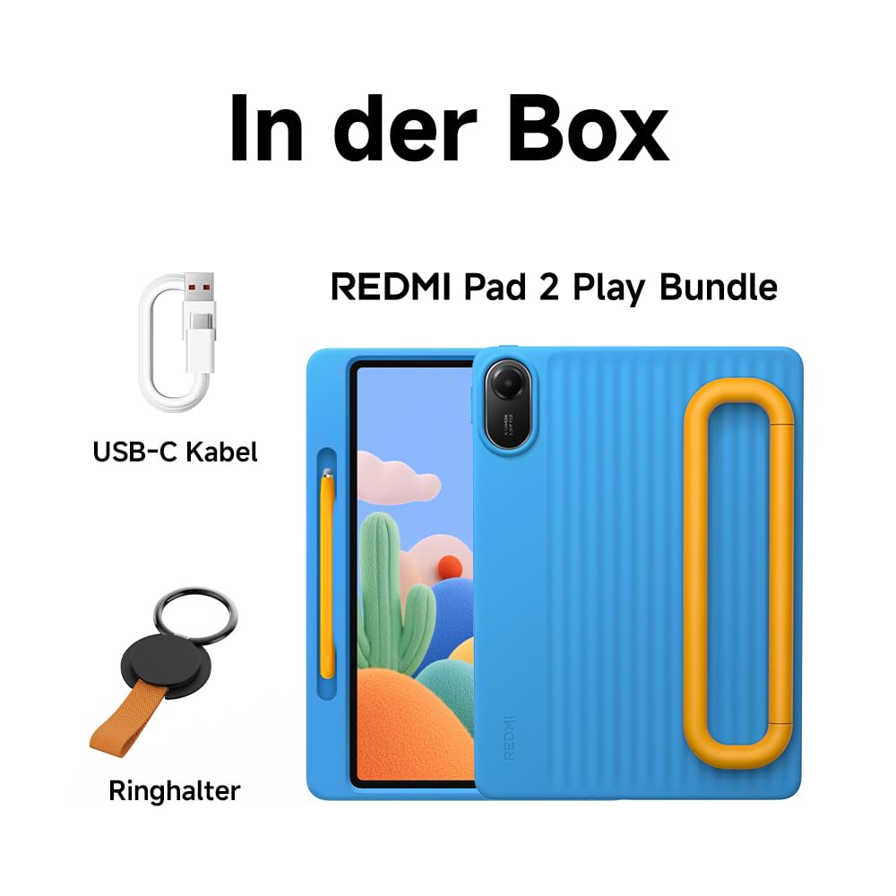 XIAOMI 11-inch children's tablet with case, stylus and matte glass, 2.5K 90Hz crystal clear display, 4+128GB, Wi-Fi 5, Dolby Atmos metal housing, 9000mAh, gray, charger not included - Pad