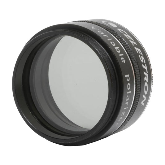 Celestron 94107 Variable Polarizing Moon Filter - Reduces Brightness and Glare, Compatible with 1.25" Eyepieces and Suitable for Lunar, Venus & Double Star Observation, Black - 94107-CGL