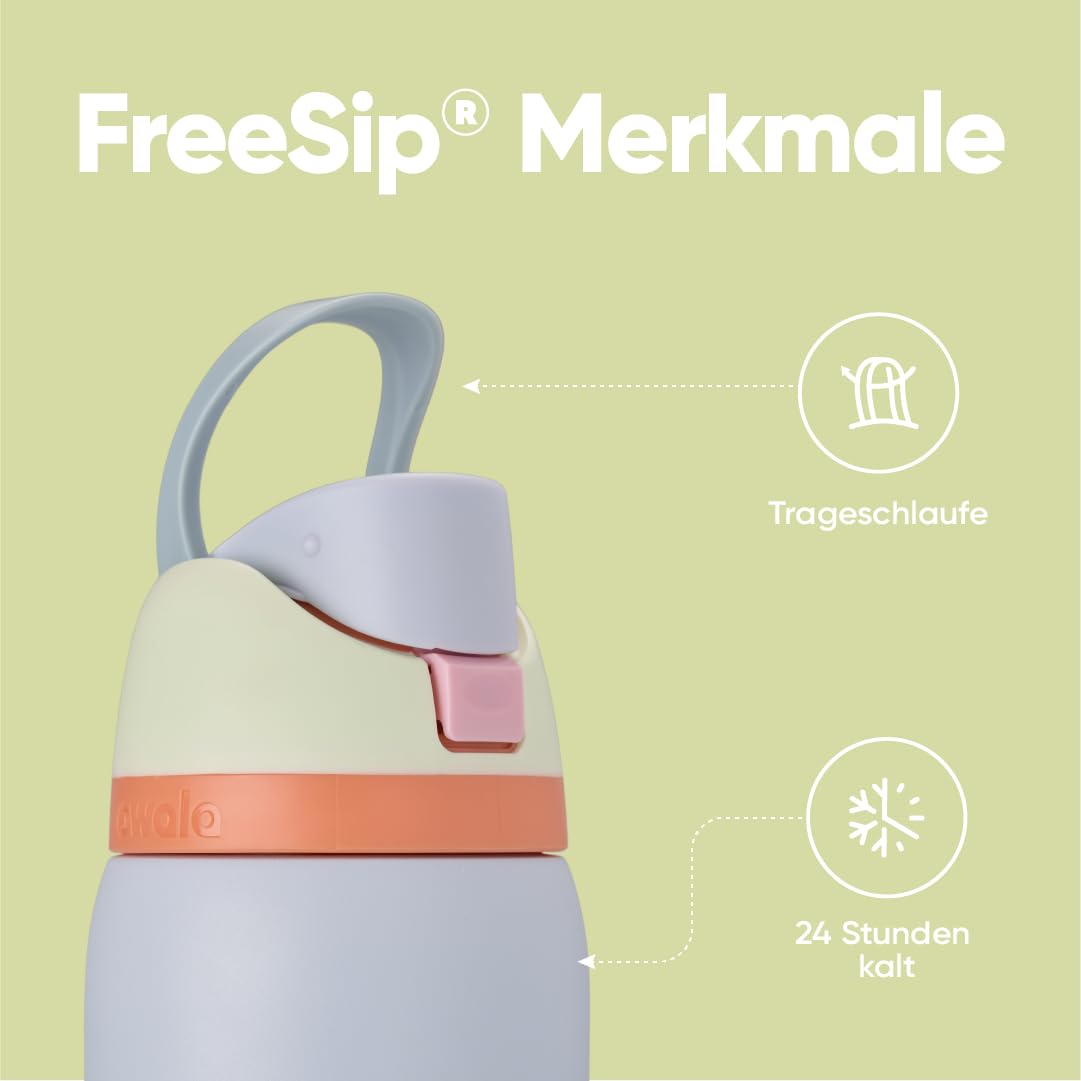 Owala FreeSip Insulated Stainless Steel Drinking Bottle with Straw, 945ml - BPA Free, Ideal for Sports, Fitness, Outdoor and Travel, Beach House - C08177