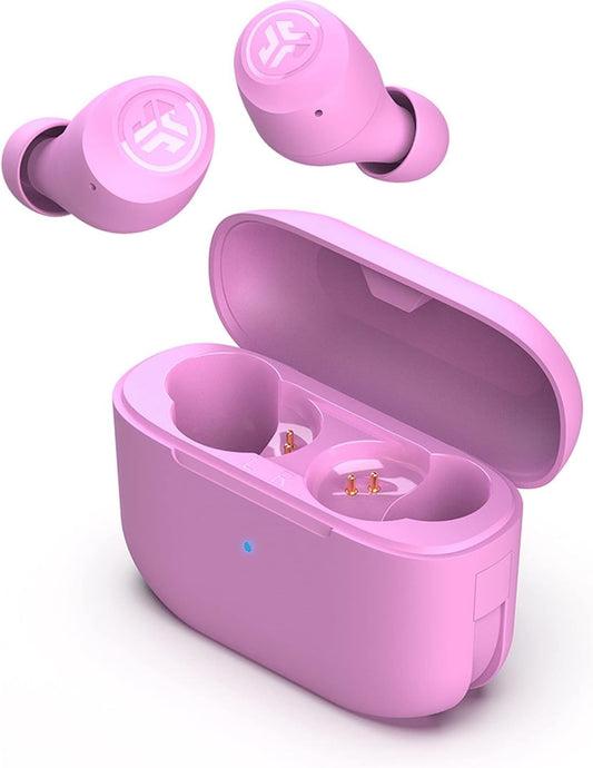 JLab Go Air Pop True Wireless Headphones - Bluetooth 32+ hours, Pink - EBGAIRPOPRPNK124