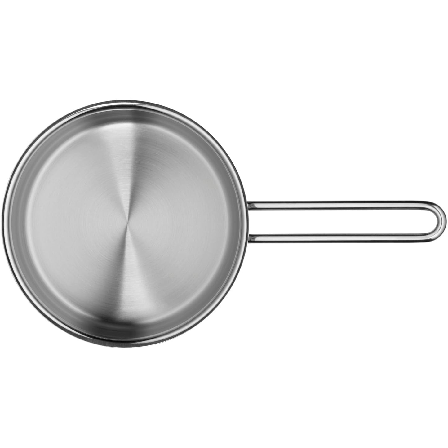 WMF mini saucepan 16cm, small, metal lid, small pot induction 1.2l, Cromargan stainless steel, stackable, for small portions, single household - 716786040
