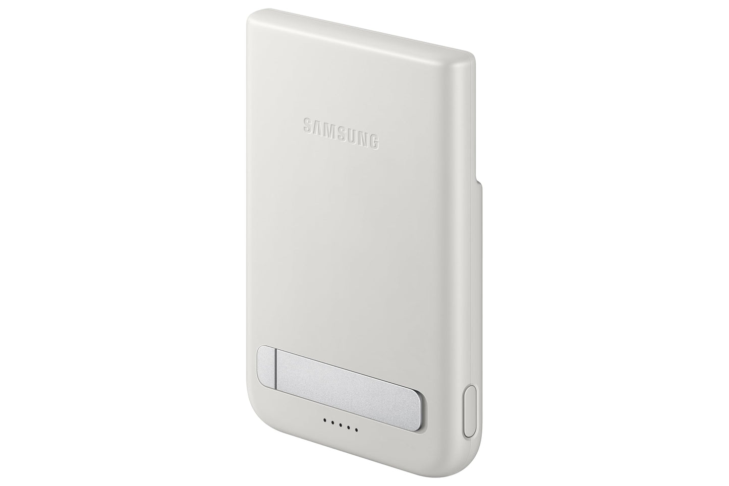 Samsung Magnet Wireless Power Bank EB-U5200, 5,000 mAh, Qi2-certified fast charging with up to 15 watts, integrated stand, gray - EB-U2500XJEGWW