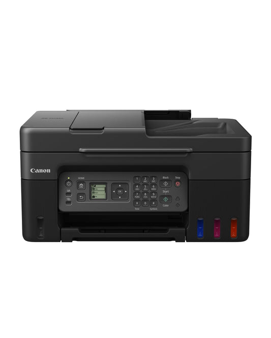 Canon PIXMA G4570 MegaTank 4in1 Multifuncțional (Scanner, Copiator, Imprimantă, Fax, ADF, Imprimantă cu jet de cerneală color, USB, WLAN, Print App, Cloud, Display LC), negru/gri - 5807C006