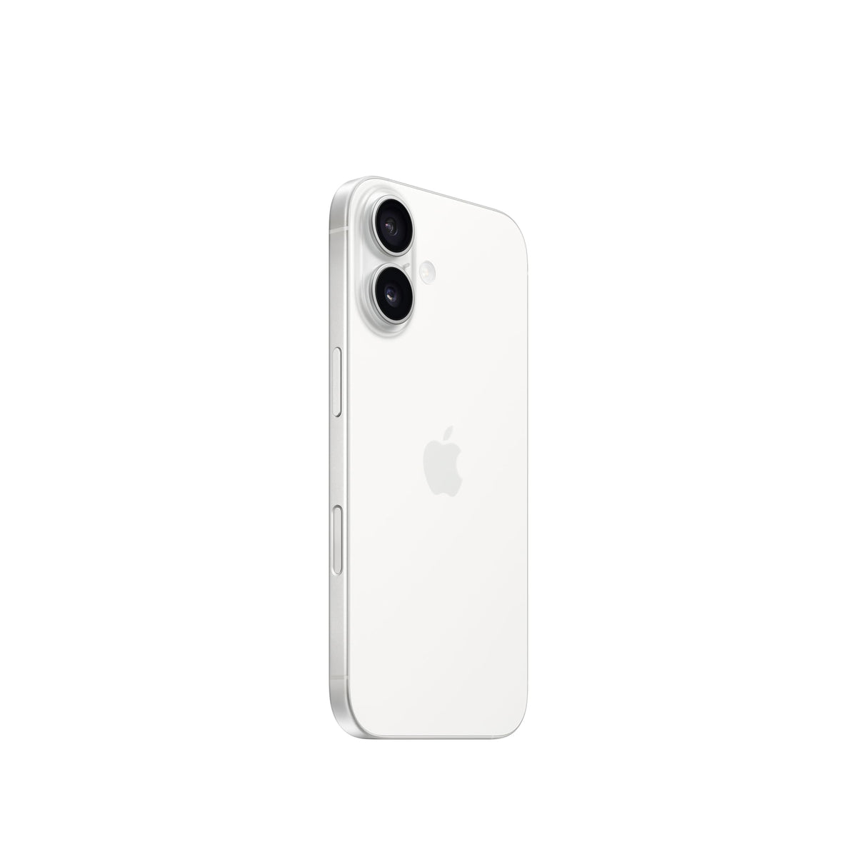 Apple iPhone 16 128GB - White + Silicone Case with MagSafe - Black - MYEA3ZD/A