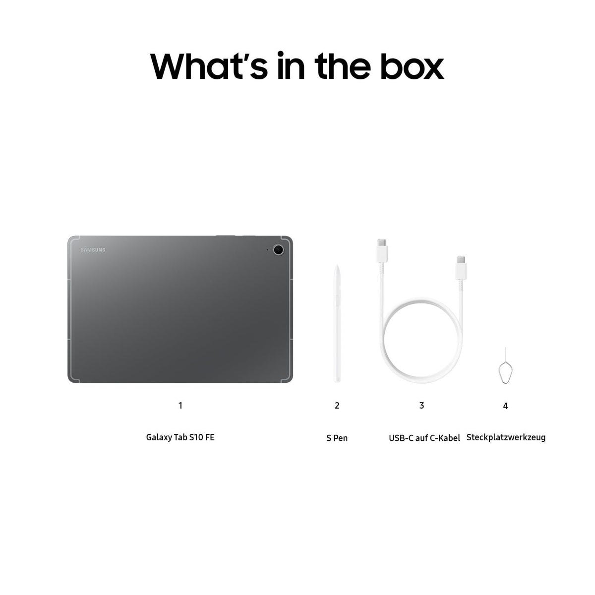 Samsung Galaxy S10 FE AI-Tablet, Android Tablet, 256 GB storage, 12 GB RAM, 27.70 cm/10.9" display, includes S Pen, Wi-Fi, long battery life, gray, 36 months manufacturer warranty [Exclusive on Amazon] - SM-X520NZAPEUB