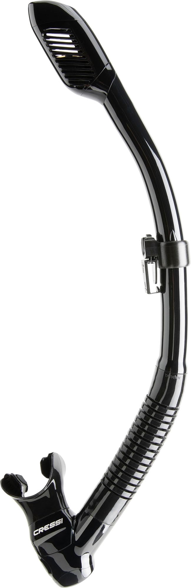 Cressi Frameless Diving Mask F1 - Fog-free Glass Lens, Diving Goggles - Ergonomic Silicone Rim, Snorkel Mask - Dry Snorkel & Snorkel Set - Black/Ultra Vision Blue Lenses - Combo Set - YDS282155