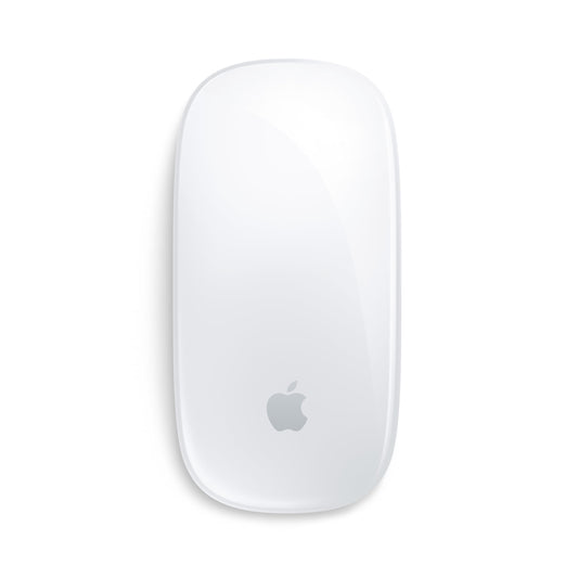 Apple Magic Mouse: Bluetooth, rechargeable. Compatible with Mac or iPad; White, multi-touch surface (USB-C) - MXK53Z/A