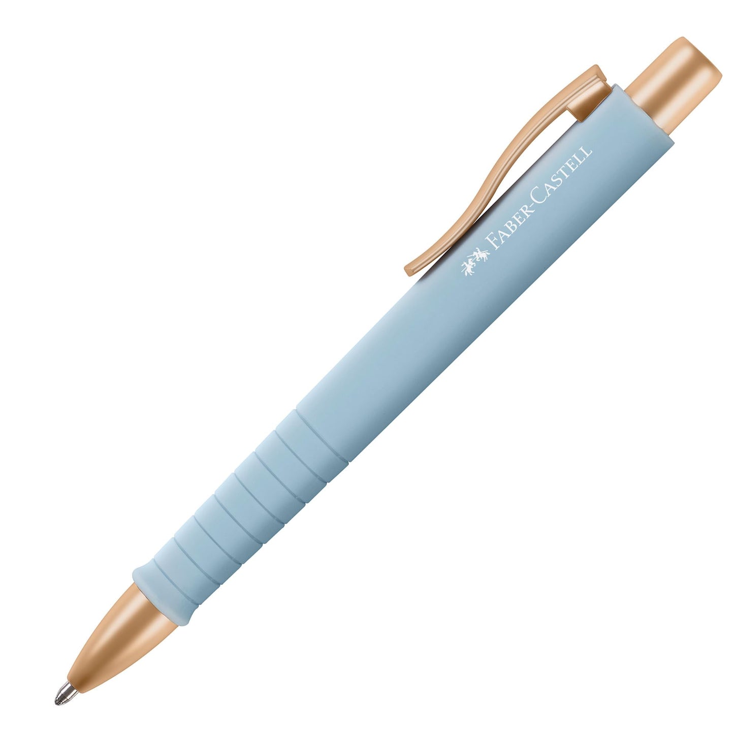 Faber-Castell - Ballpoint pen Poly Ball sky blue, 5 pieces - 205359