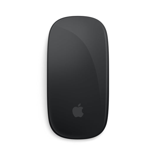 Apple Magic Mouse: Bluetooth, rechargeable. Compatible with Mac or iPad; Black, multi-touch surface (USB-C) - MXK63Z/A