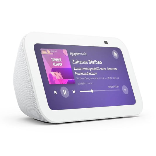 Echo Show 5 (Latest Generation) | Compact smart touchscreen to control your smart home and more | White, with Alexa+ Early Access - H97N6S
