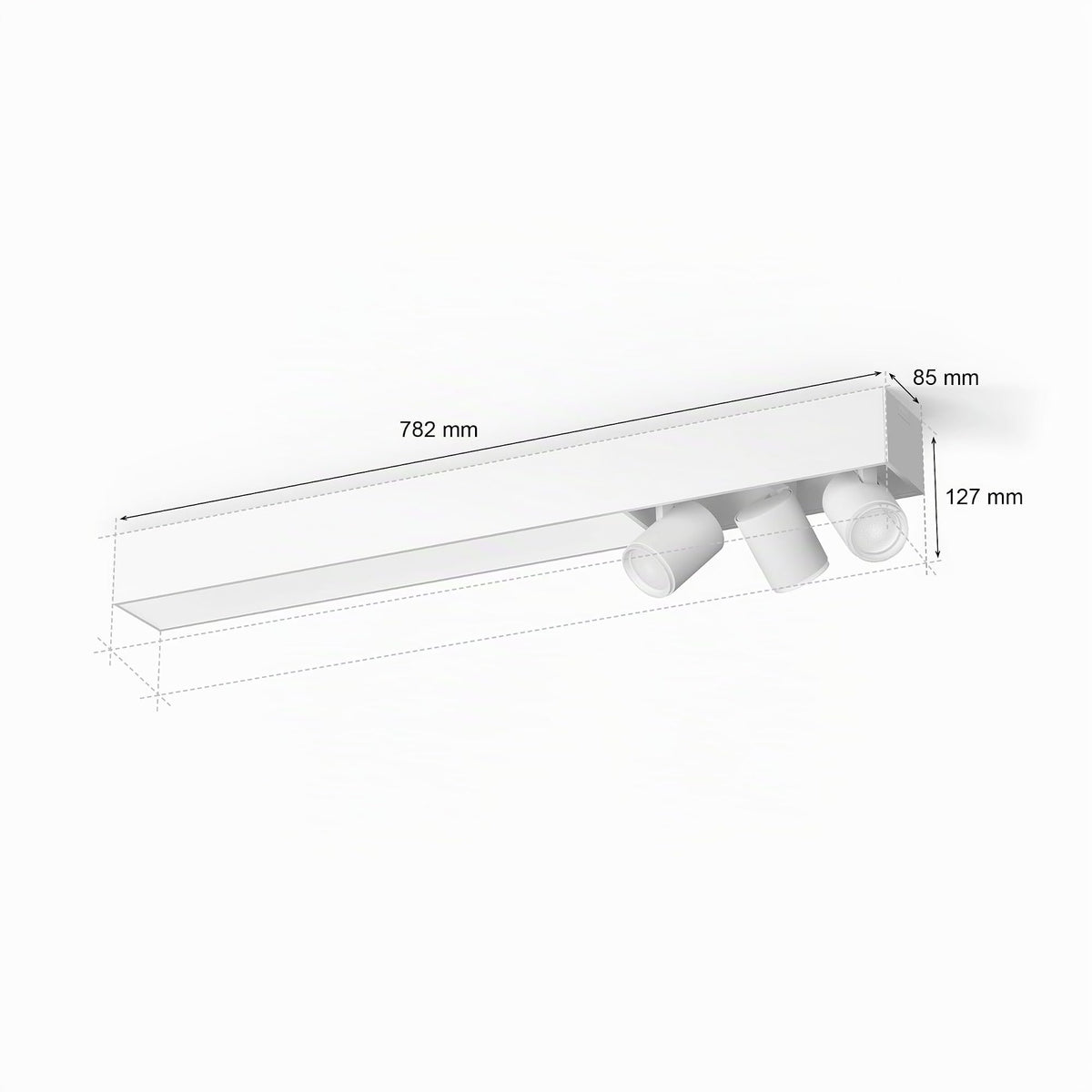 Philips Hue Centris 3er Spotlight, Indoor Lighting, White - 8720169318496