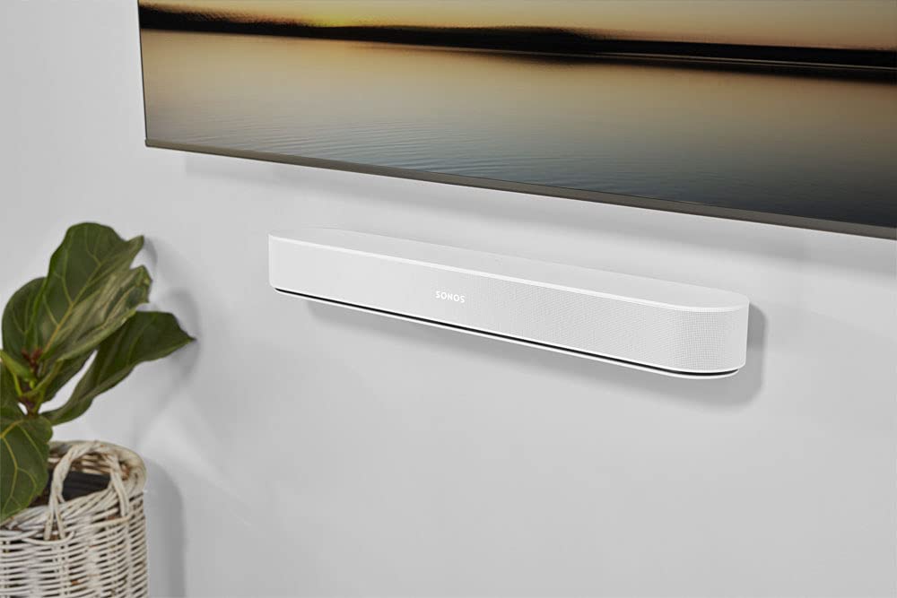 Sonos Beam (Gen 2). The smart soundbar for TV, music, and more (White) - BEAM2EU1