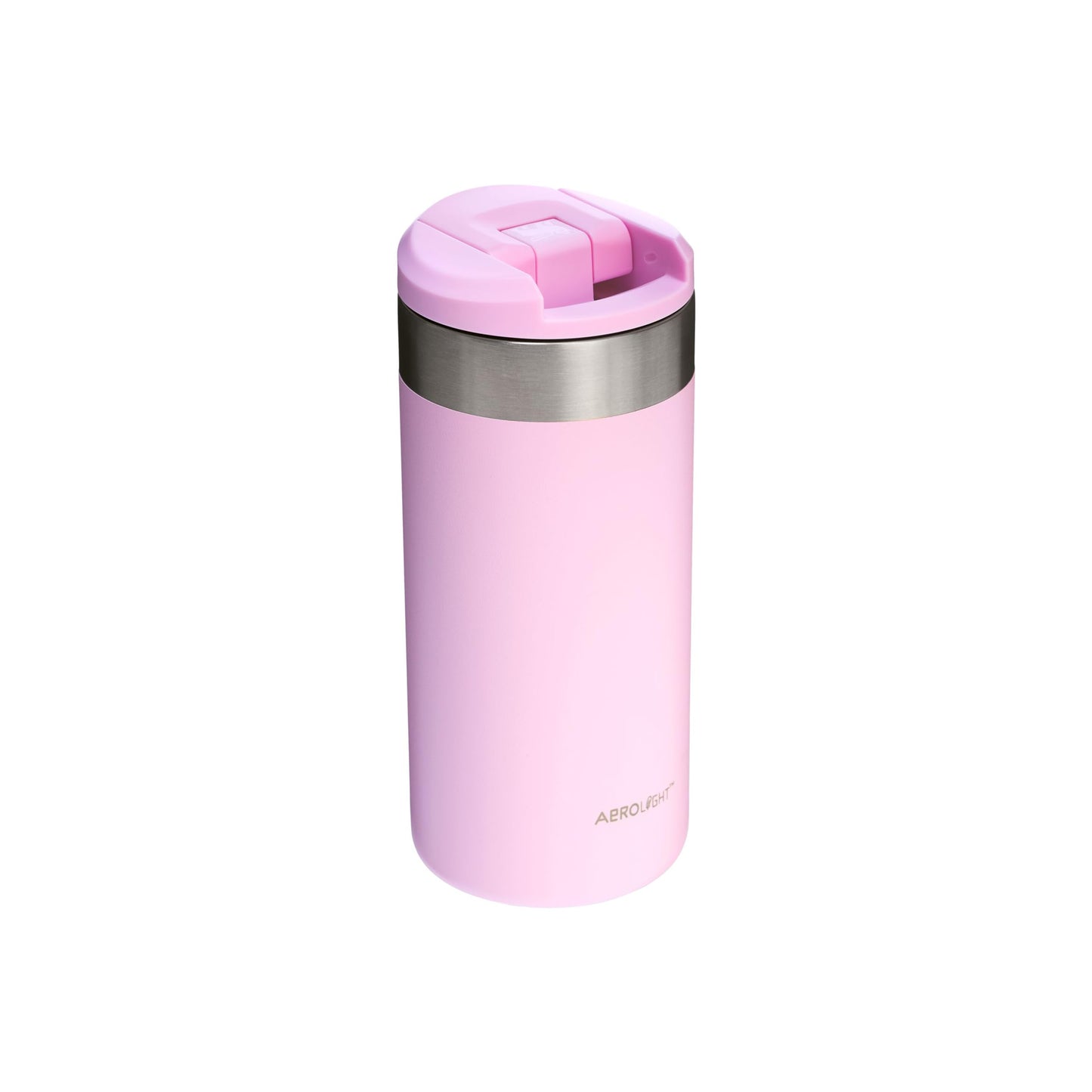 Stanley 1913 Aerolight Transit Thermo Mug 0.35L - Keeps Hot for 4 Hours - Dishwasher Safe - Coffee Mug To Go Leak-Proof - Compatible with Common Car Drink Holders - Cherry Blossom - 100000108088