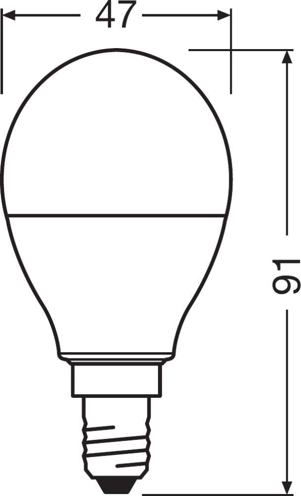 Osram STAR+ RGBW LED Lamp with E14 socket, RGB colors adjustable via remote control, 5.5W, drop shape, replacement for 40W incandescent bulb, matte, LED retrofit RGBW lamps with remote control, 4-pack - 4058075430884