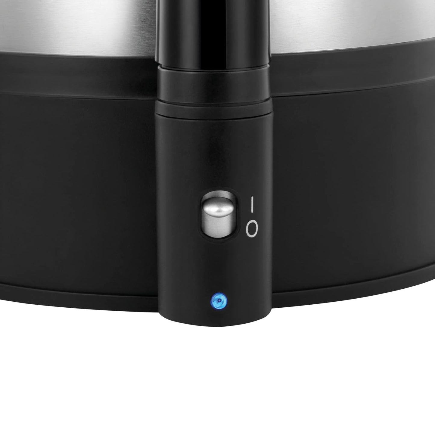 WMF Stelio egg cooker made of stainless steel, 1-7 eggs, newly developed technology for well-boiled eggs soft-medium-hard, easy hardness adjustment, 380 W power, including measuring cup with egg pick - 415070011