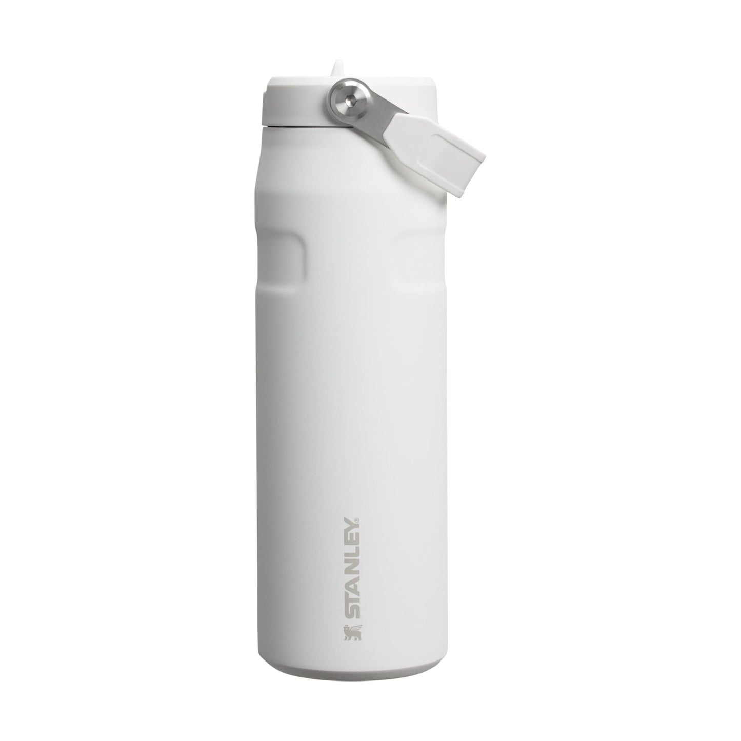 Stanley 1913 Flip Straw drinking bottle with straw 0.7L - thermal mug cools for 10 hours - 3 days ice-cold - BPA-free - leak-proof - for cup holders - dishwasher safe - frost - 10-11283-144
