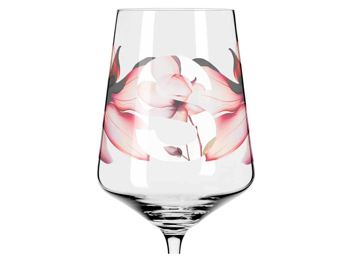 RITZENHOFF 3461002 aperitif glass 500 ml - set of 2 - series Sommersonett No. 2, 2 pieces with flower motif - Made in Germany