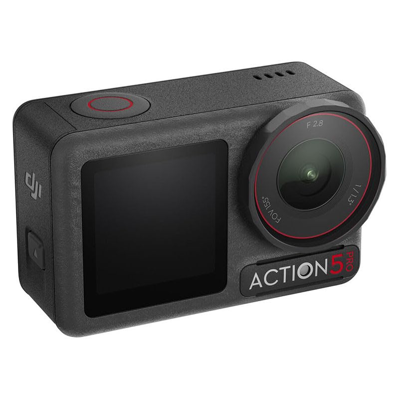 DJI Osmo Action 5 Pro Adventure Combo, Action Cam 4K with 1/1.3" sensor, 12 hours extended battery life with 3 batteries, stabilization, two OLED touchscreens, underwater camera for sports, vlog - 6941565981059