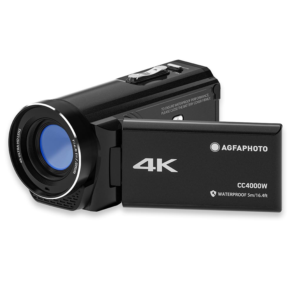 AGFAPHOTO Realimove CC4000W Camcorder Waterproof 4K