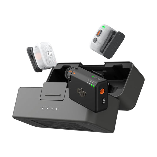 DJI Mic Mini 2S (2 TX + 1 RX + charging cradle), AI noise cancellation - 6937224141018