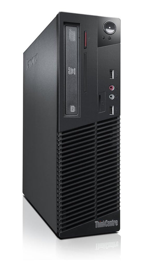 Lenovo ThinkCentre M73 SFF Desktop Computer PC, Intel Core i3-4130, 8GB RAM, 256GB SSD, WiFi, Bluetooth, US QWERTY Keyboard, Windows 11 Pro (Refurbished)