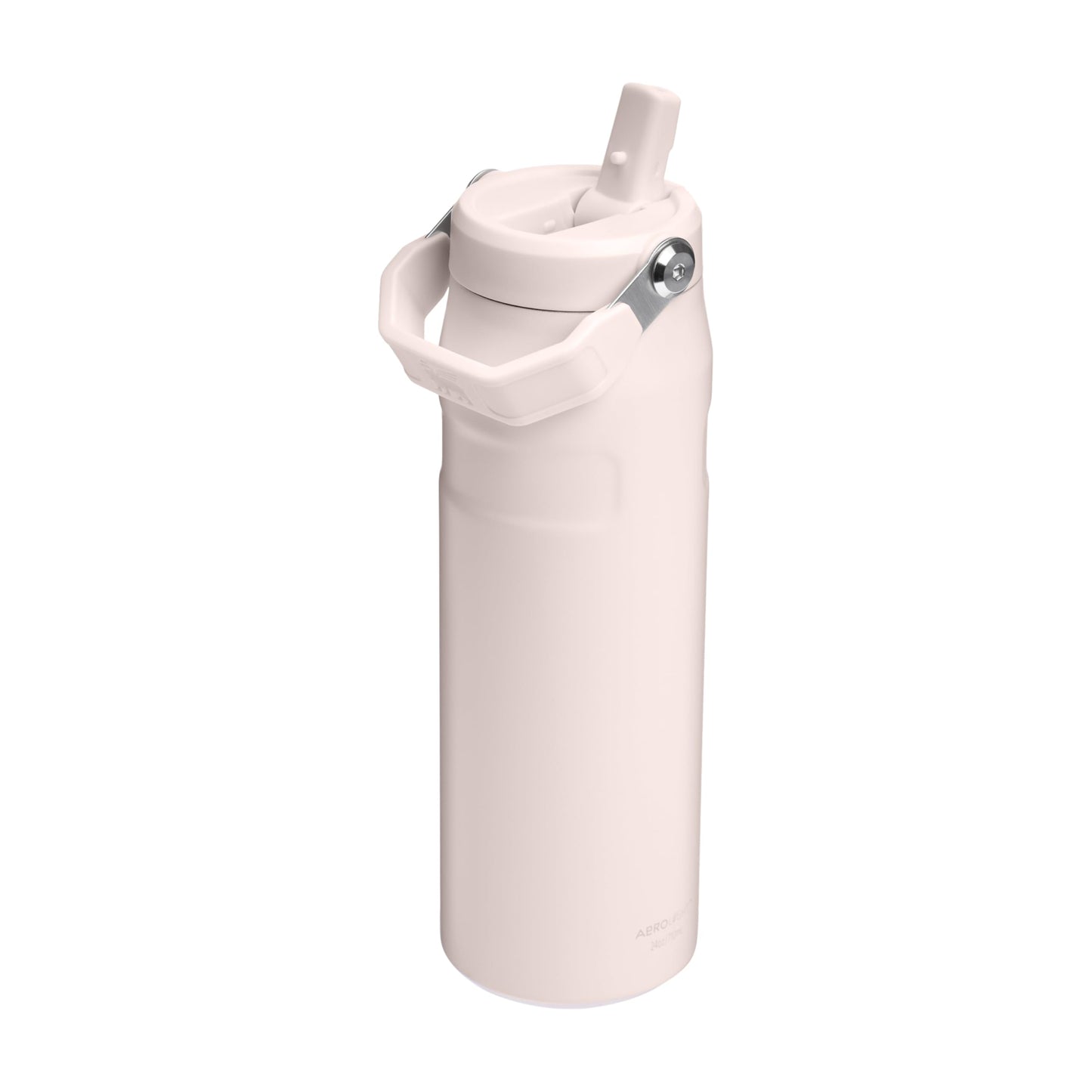 Stanley 1913 Flip Straw Drinking Bottle with Straw 0.7L - Thermal Mug Cools for 10 Hours - Ice Cold for 3 Days - BPA Free - Leakproof - For Cup Holders - Dishwasher Safe - Rose Quartz - 10-11283-145