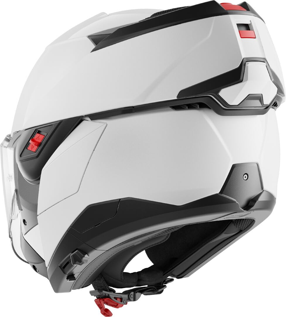 SHARK, Casca modulară pentru motocicletă OXO BLANK Pearly White W05, XXL - HE8700EW05XXL