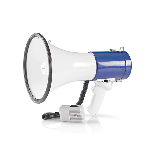 Nedis Megafon - Sirenă Poliție, Încurajare Sport, Megafon Copii - albastru-alb - MEPH200WT