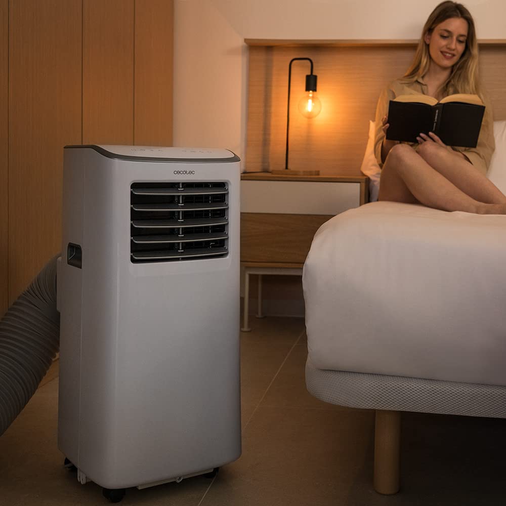 Cecotec portable air conditioner with remote control and tactile control Forceclima 7400 Touch. 7000 BTU, LED screen, 4 modes, 2 speeds, coverage up to 15 m2 - 08171
