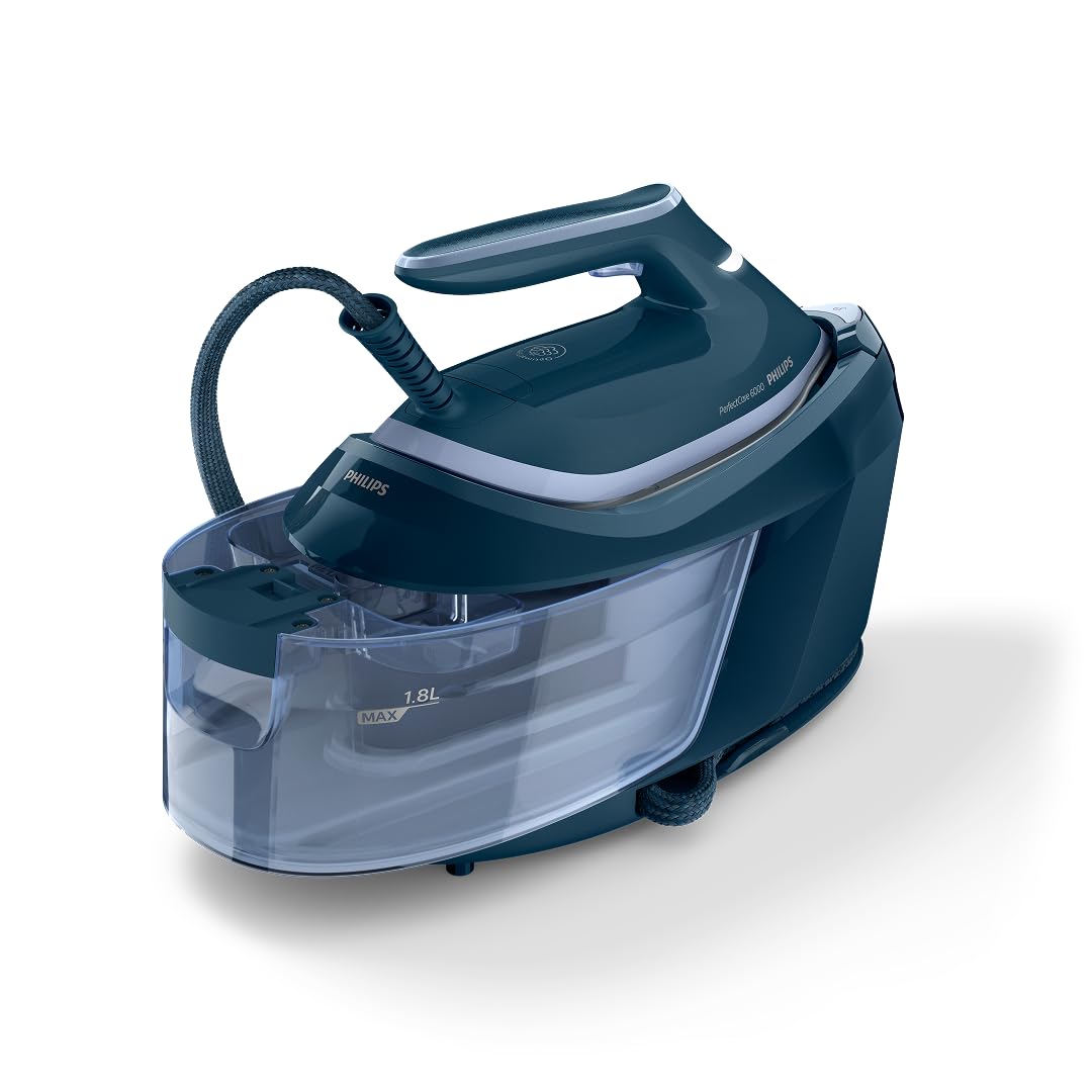 Philips Steam Iron Station 6000 Series, Blue, 2400W - PSG6023/20