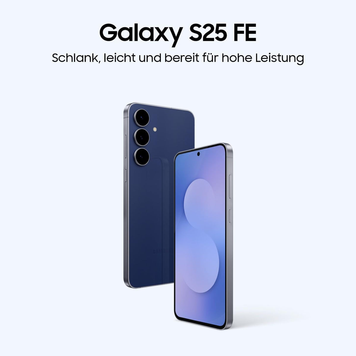 Samsung Galaxy S25 FE with Galaxy AI, smartphone with Android, 6.7-inch FHD display, 50 MP camera, 128 GB storage, 8 GB RAM, 4,900 mAh battery, JetBlack, 3 years manufacturer warranty [Exclusive on Amazon]
