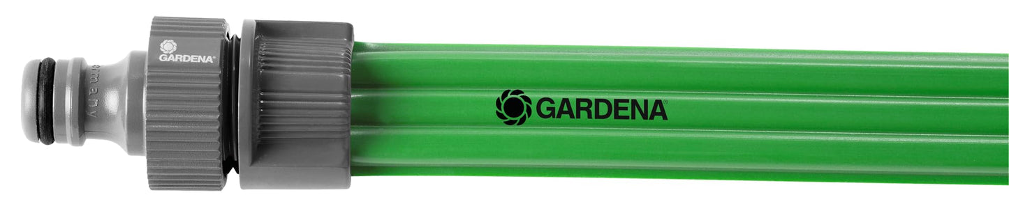 Gardena hose sprinkler: Fine spray sprinkler for watering elongated, narrow zones, length 15 m, ready for connection, green, can be individually shortened or extended (1998-20) - 01998-20