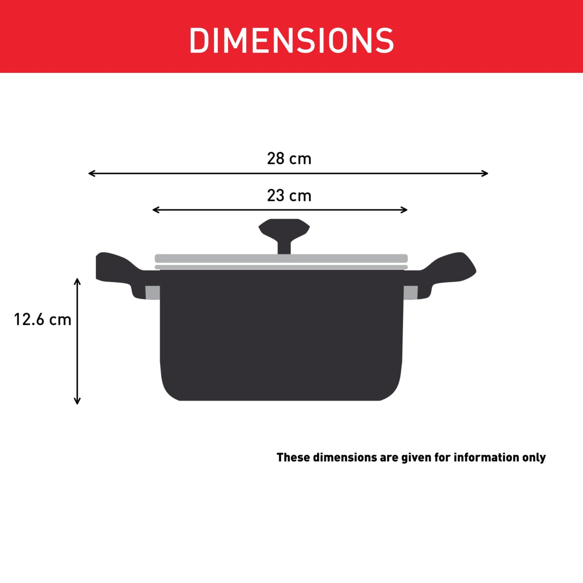 Tefal Duetto A70542 Oală de gătit 20 cm, din oțel inoxidabil de înaltă calitate 18/10, graduată, cu capac pentru turnare, potrivită pentru toate tipurile de plite, inclusiv inducție. - A70544