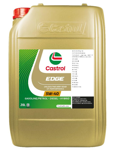 Castrol EDGE 5W-40 engine oil, 20L - 1535FD