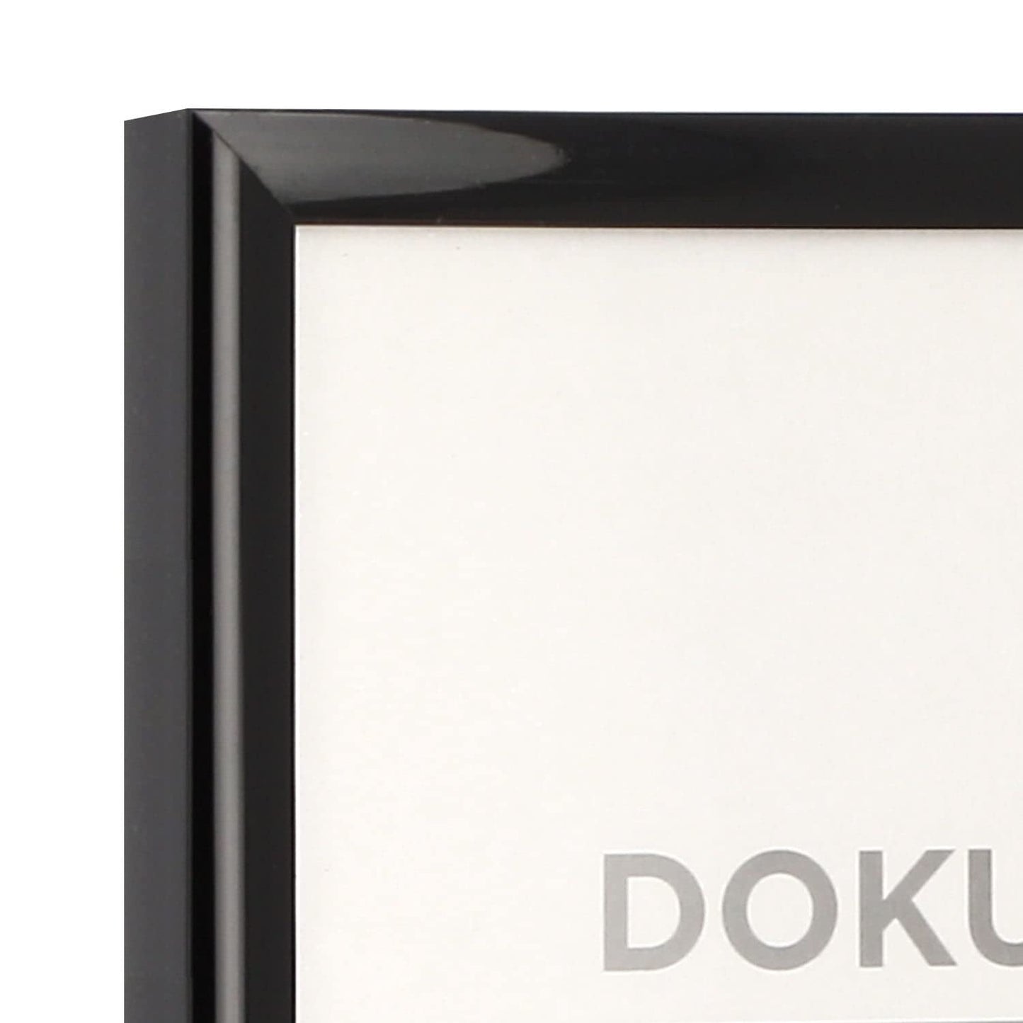 walther design picture frame black 70 x 100 cm with artificial glass, New Lifestyle plastic frame KVX100B