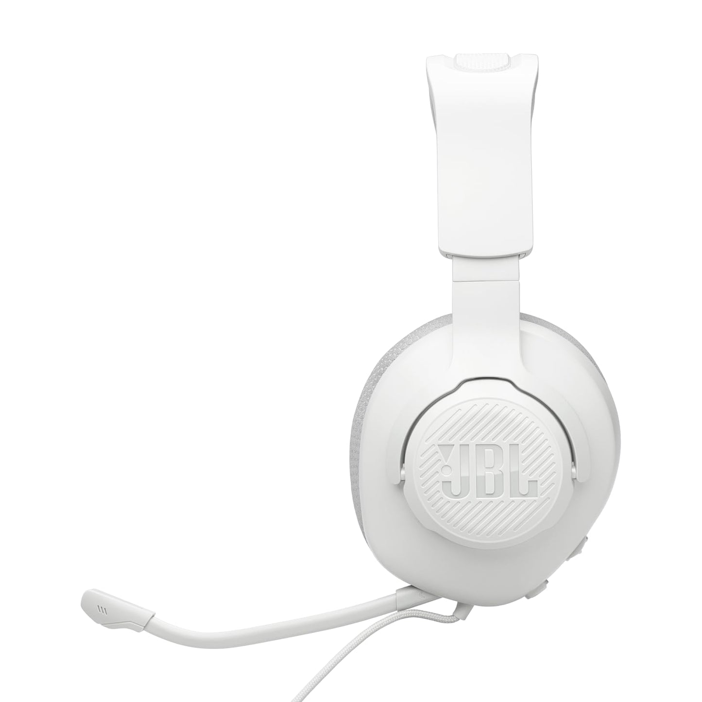 JBL Quantum 100M2 Wired Over-Ear Gaming Headset with JBL QuantumSOUND Signature, 3.5mm jack, multi-platform compatibility and detachable microphone with mute option, white - JBLQTUM100M2WHT