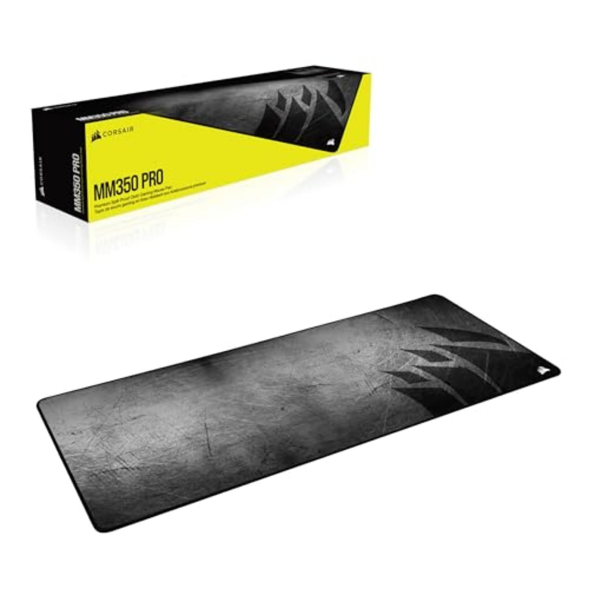 Corsair MM350 PRO Premium-Gaming-Mauspad – Extended XL, Schwarz/Grau - CH-9413771-WW