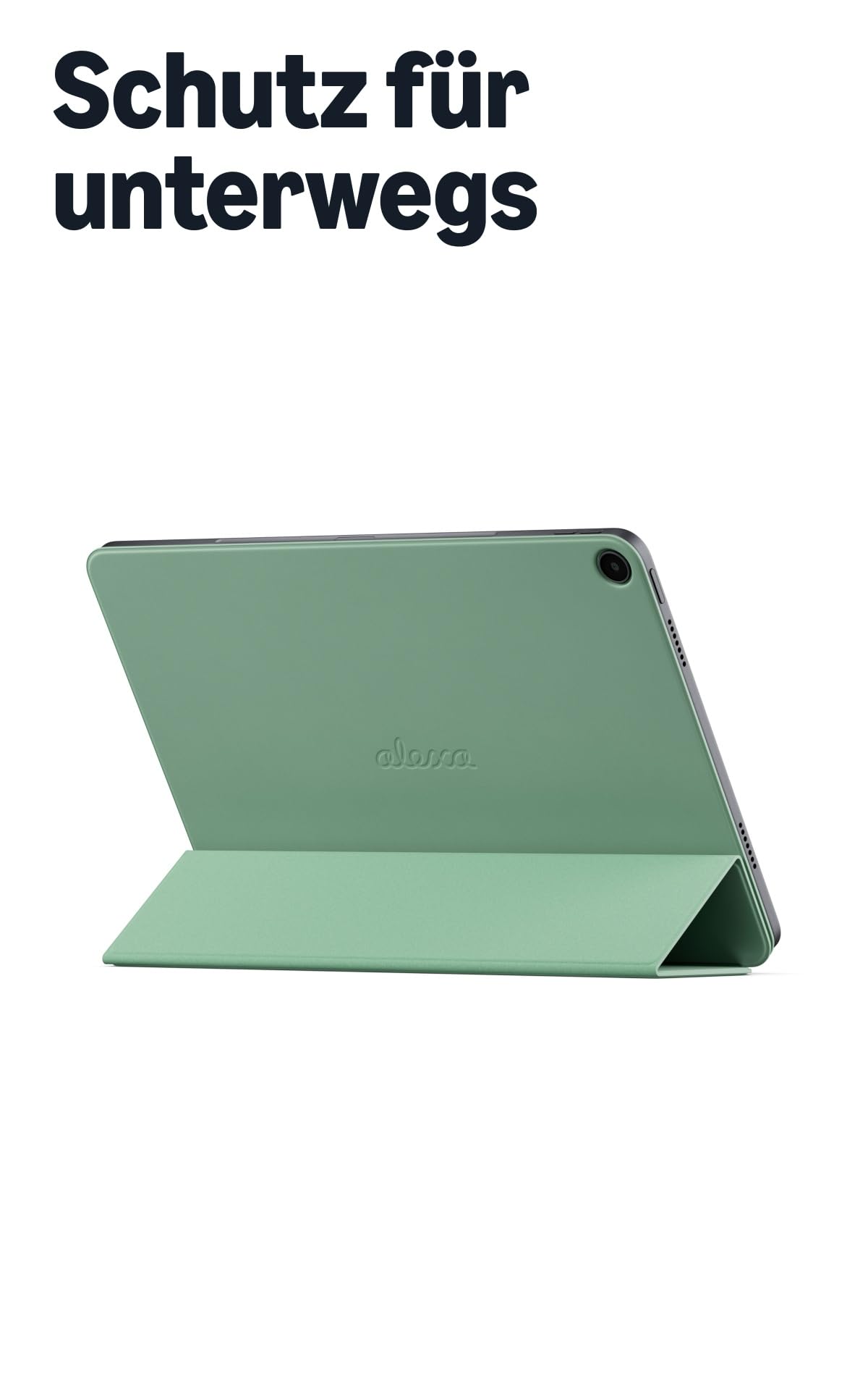 Introducing: Amazon Alexa Tablet 12 Pro Flip Case made from plant-based leather material – sustainable protection with a magnetic attachment design. - 53-102184