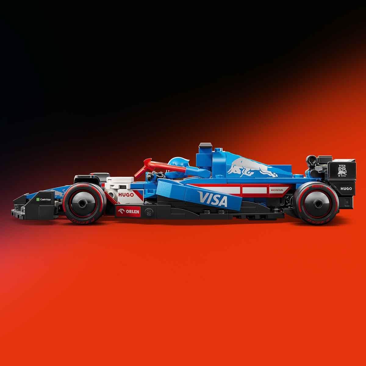 LEGO Speed Champions Visa Cash App RB VCARB 01 F1 racing car - building set with collectible Formula 1 minifigure - buildable model and collector's item - gift for adults and motorsport fans 77246