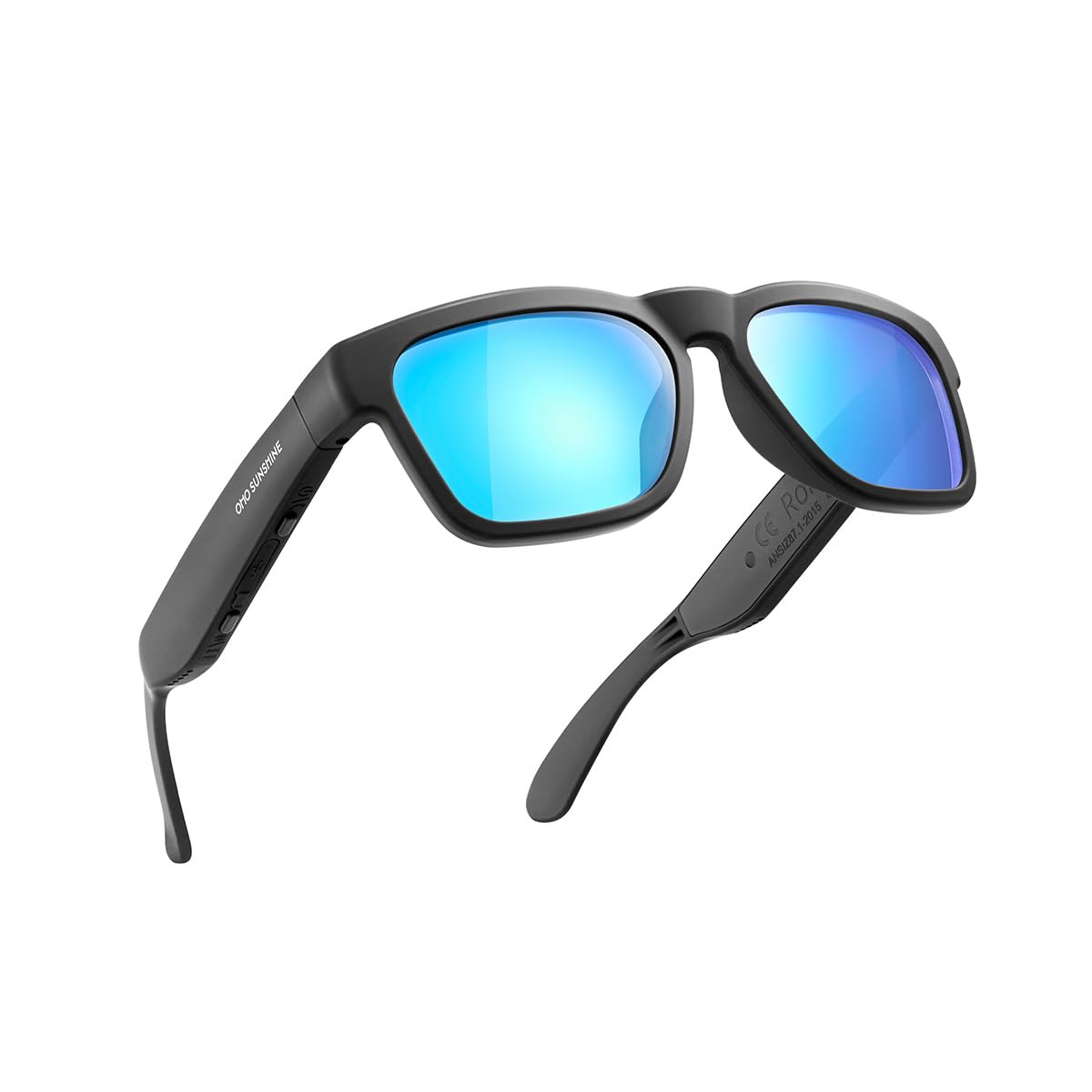 OhO Open Ear Smart Glasses, UV400 Z87.1 Lightweight Bluetooth Sunglasses - A8