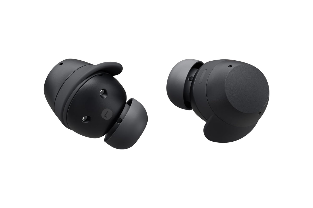 LG Xboom Buds Plus In-Ear Bluetooth Căști Căști Bluetooth pentru sport Căști Bluetooth In-Ear fără fir Anularea zgomotului Protecție împotriva stropirii IPX4 Culoare: Negru - BUDSPLUS.AEUSLBK