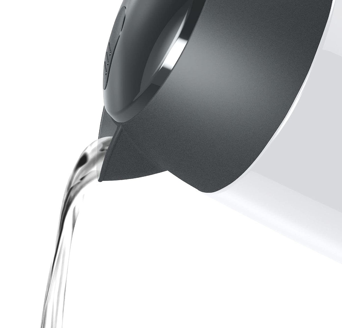 Bosch cordless kettle DesignLine TWK3P421  
 DesignLine cordless kettle, spill-free pouring, cup indicator, water level indicator, overheating protection, 1.7 L, 2400 W, white