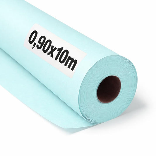 OFITURIA Kraft Paper Blue Pastel - Roll 0.90 × 10 m - 3 Rolls - Wrapping Paper and Packaging Paper - Craft Paper for DIY, Decoration and Sewing Patterns - Tear-Resistant and Easy to Cut - COM620-parent2