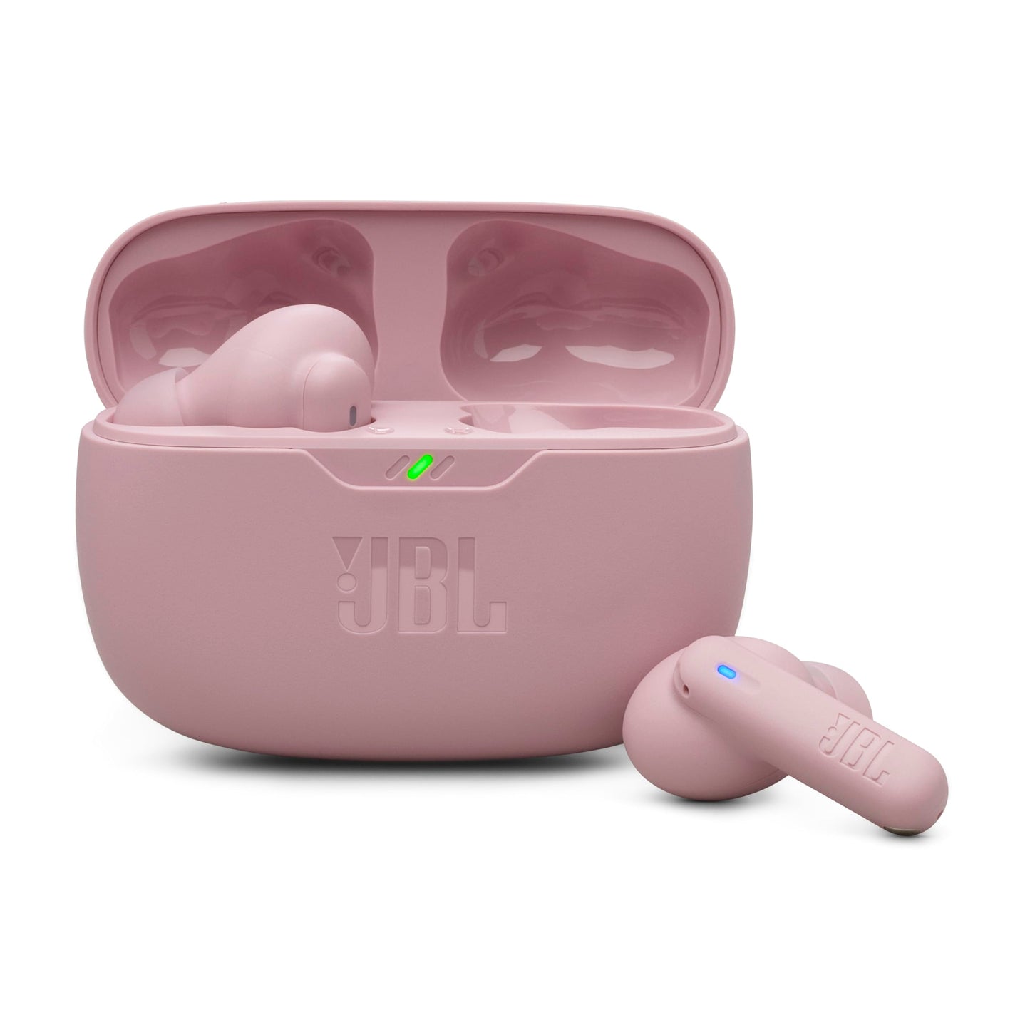 JBL Wave Beam 2, wireless Bluetooth in-ear headphones with noise canceling, 40 h playback time, JBL Pure Bass Sound, Smart Ambient technology and multipoint connection, pink - JBLWBEAM2PIK