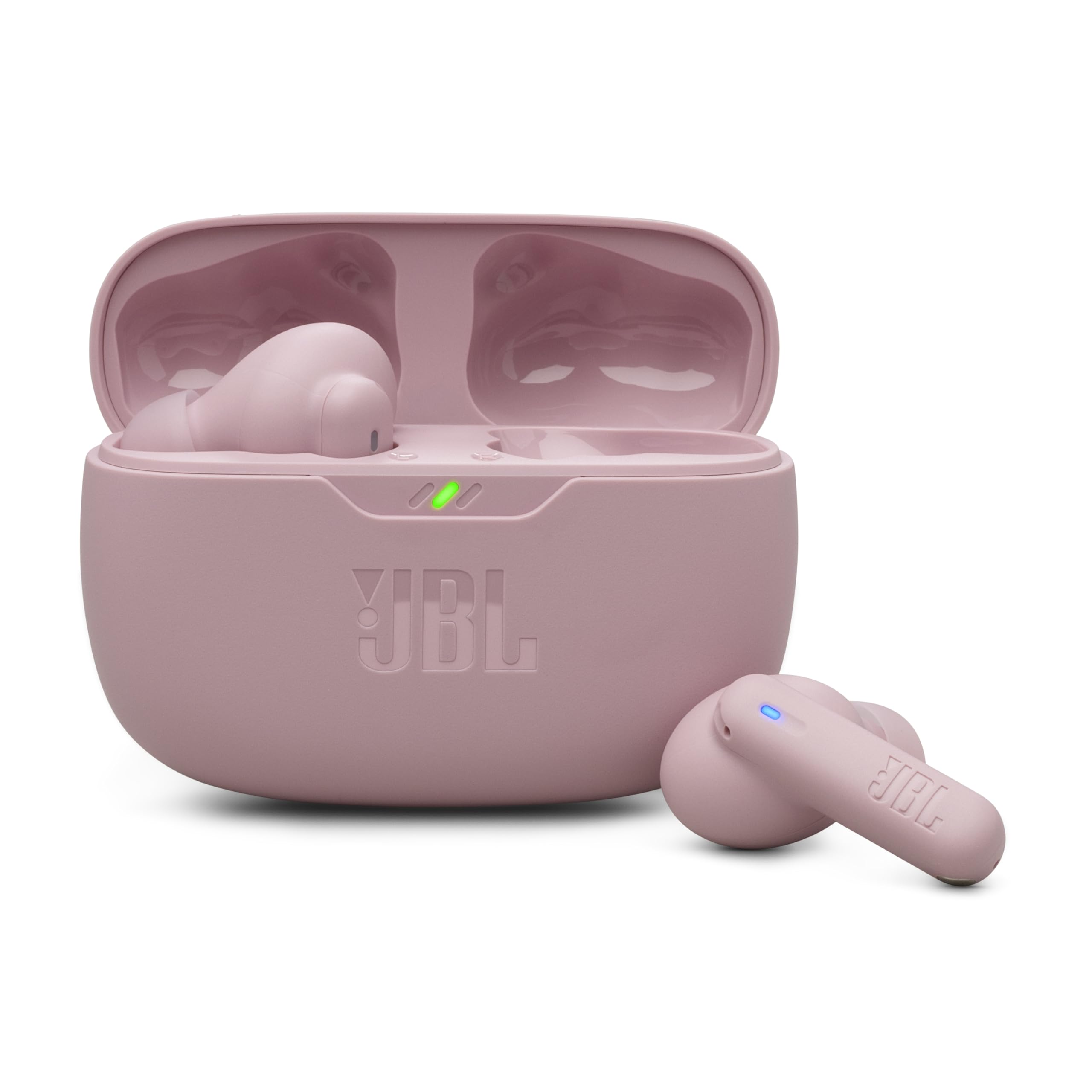 JBL Wave Beam 2, wireless Bluetooth in-ear headphones with noise canceling, 40 h playback time, JBL Pure Bass Sound, Smart Ambient technology and multipoint connection, pink - JBLWBEAM2PIK