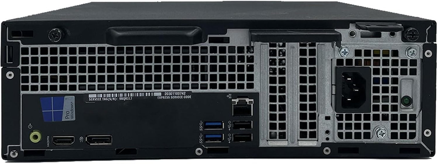 Dell Optiplex 3050 SFF PC Desktop Computer, Windows 11 Pro + Office 2021, Intel Core i7-6700 RAM 16GB DDR4 SSD 512GB HDMI Display Port (Refurbished) (DELL-3050-SFF-I7-16-512)